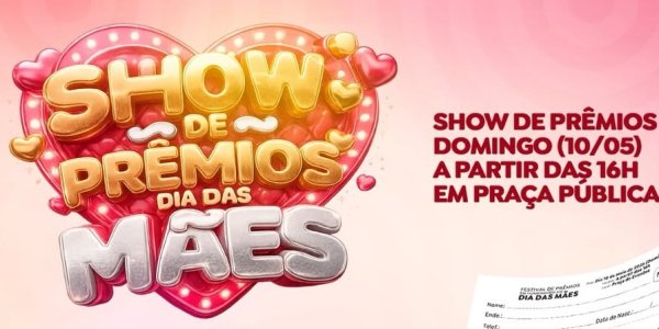 Show de Prêmios celebra o Dia das Mães em Japi com grandes brindes e participação da comunidade