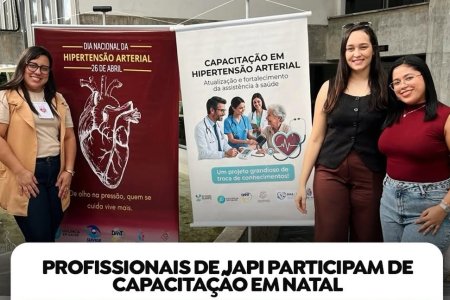 Japi investe na qualificação da saúde com participação em capacitação sobre hipertensão em Natal